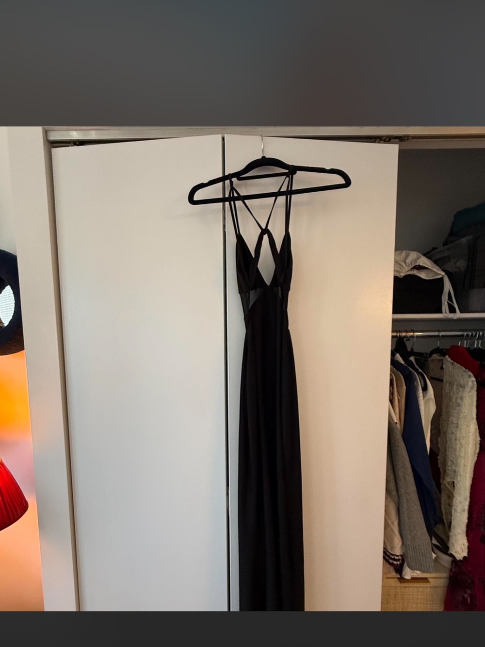 Retrofete Black Backless Maxi Dress - Picture 3 of 5